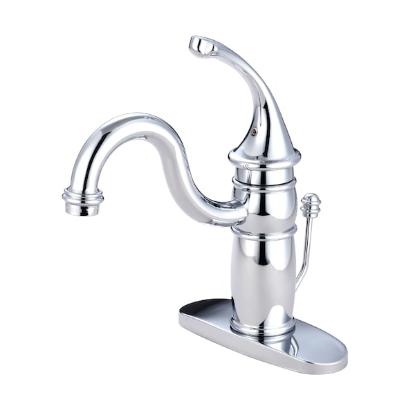 Georgian Bathroom Faucet W/ Pop-Up Drain, Chrome